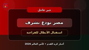 استقبال جماهيري كبير لمنتخب مصر بعد نهاية مشواره المونديالي